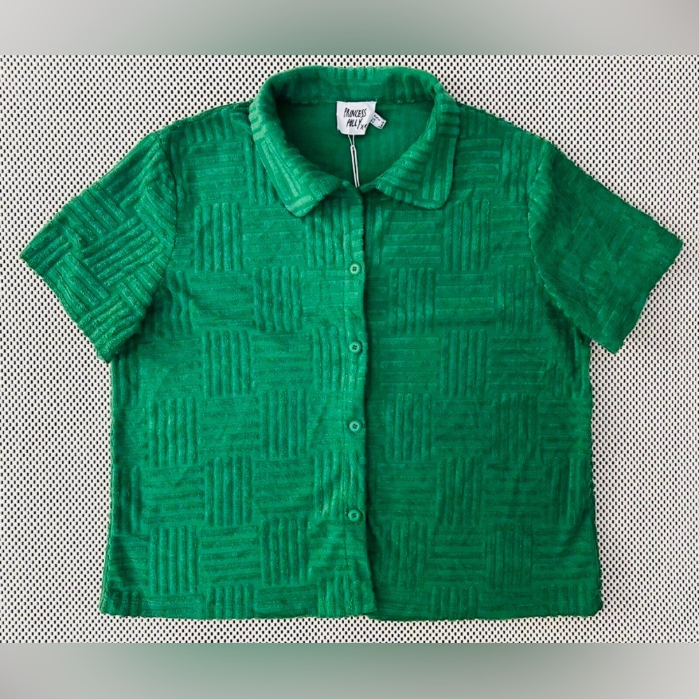 Princess Polly NWOT women’s terry cloth top size 8